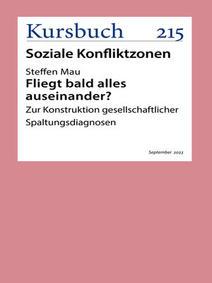 cover image of Fliegt bald alles auseinander?